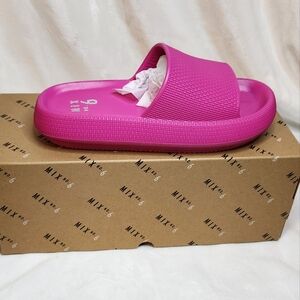 Mix No. 6 Azalea Pink Slide Sandals